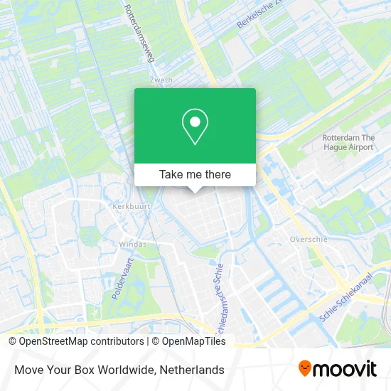 Move Your Box Worldwide map