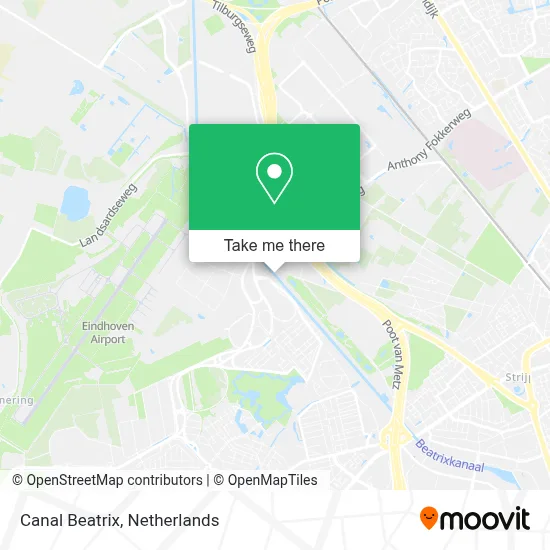 Canal Beatrix map