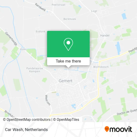 Car Wash map