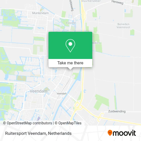 Ruitersport Veendam map