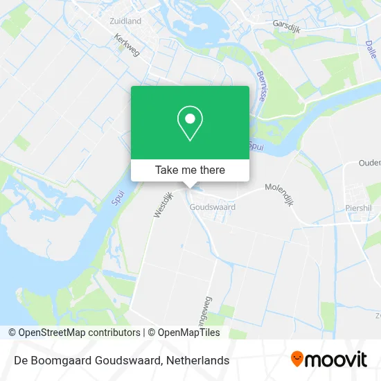 De Boomgaard Goudswaard Karte
