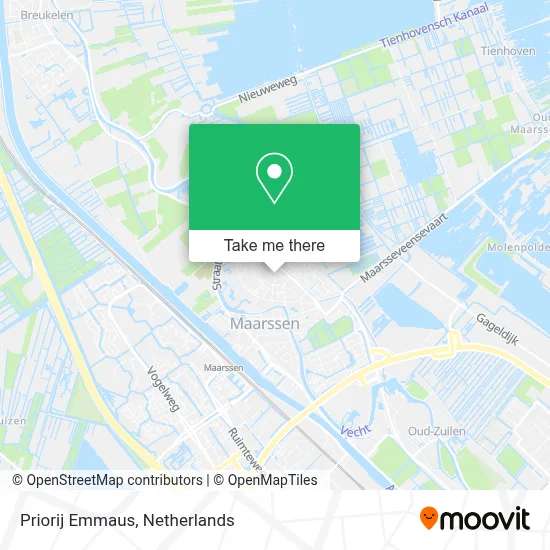Priorij Emmaus map