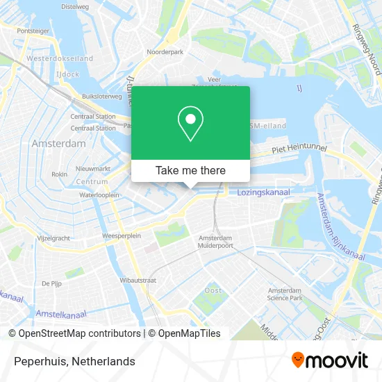 Peperhuis map