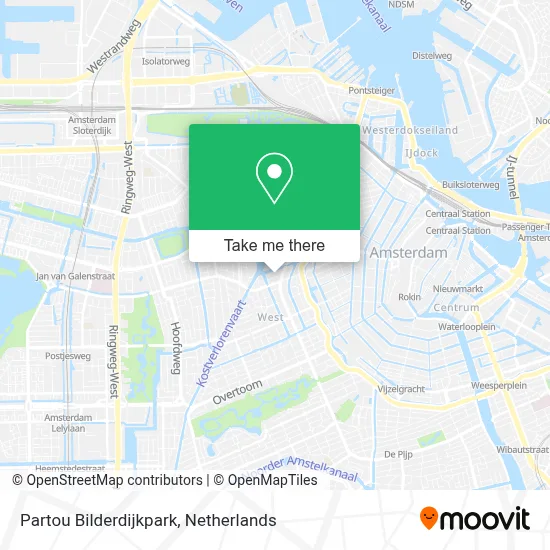 Partou Bilderdijkpark map