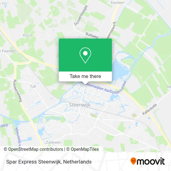 Spar Express Steenwijk map