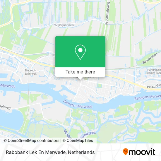 Rabobank Lek En Merwede map