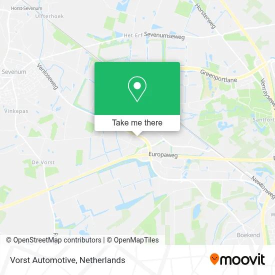 Vorst Automotive map