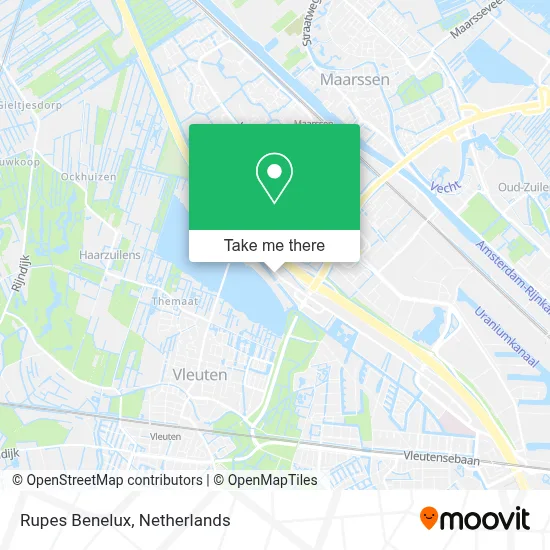 Rupes Benelux map