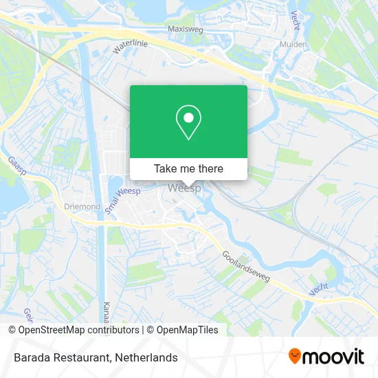 Barada Restaurant map