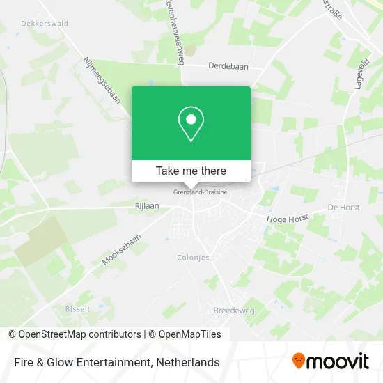 Fire & Glow Entertainment map