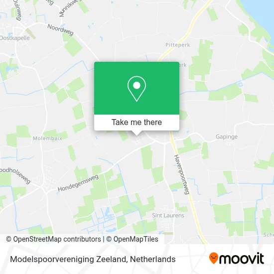 Modelspoorvereniging Zeeland map