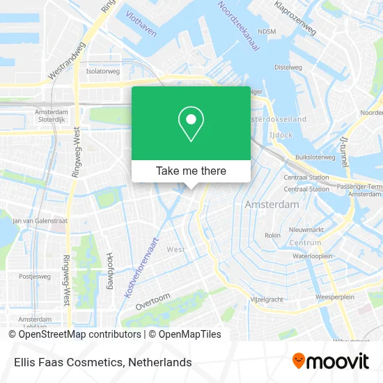 Ellis Faas Cosmetics map
