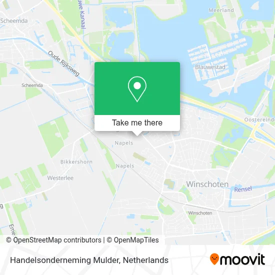 Handelsonderneming Mulder map