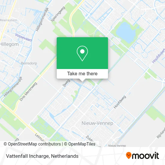 Vattenfall Incharge map