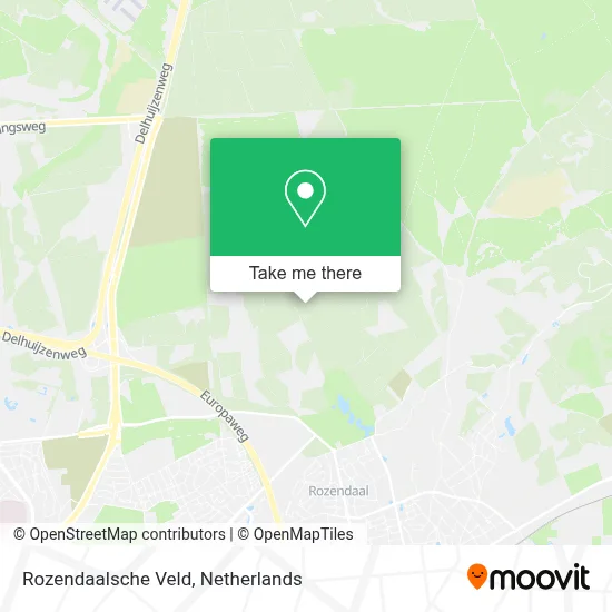 Rozendaalsche Veld map