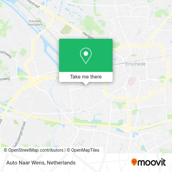 Auto Naar Wens map