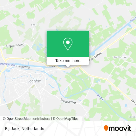 Bij Jack map