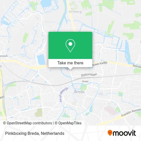 Pinkboxing Breda map