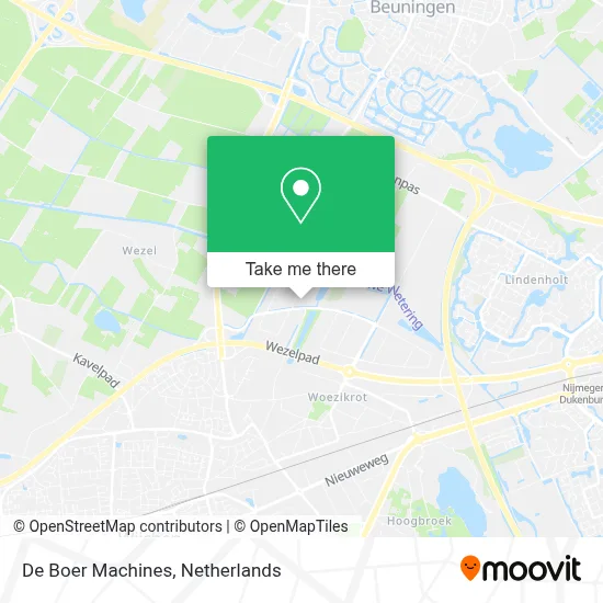 De Boer Machines map