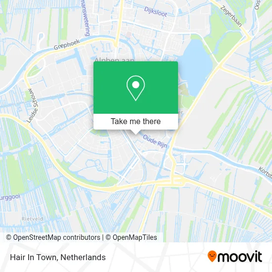 Hair In Town map
