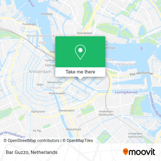 Bar Guzzo map