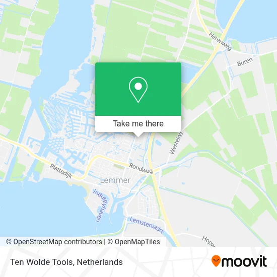 Ten Wolde Tools map