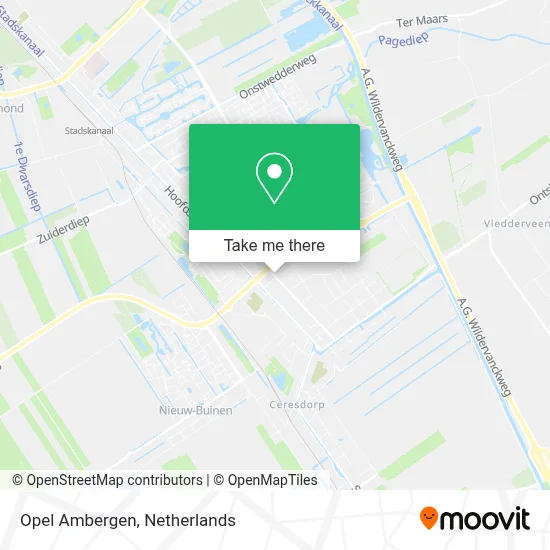 Opel Ambergen map