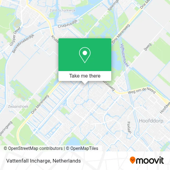 Vattenfall Incharge map