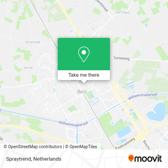 Spraytrend map