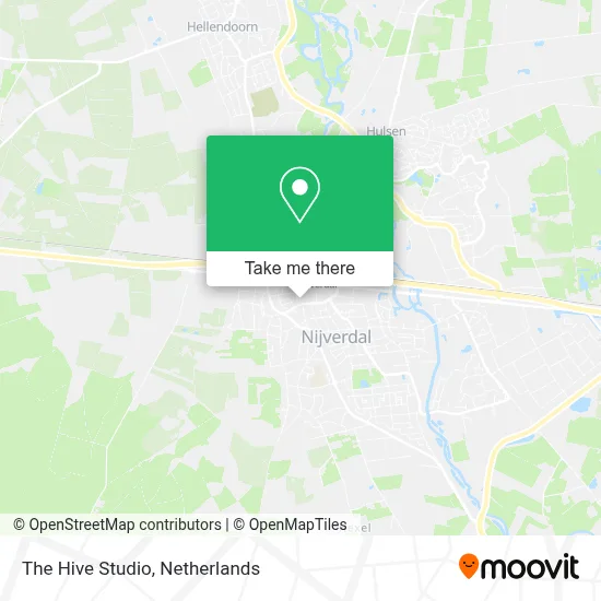 The Hive Studio map