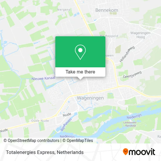 Totalenergies Express map