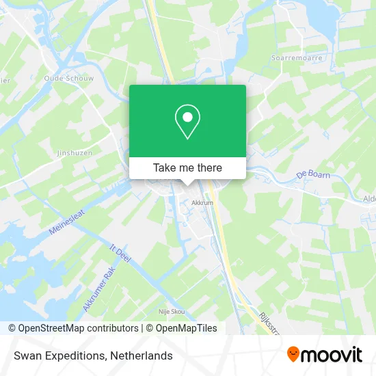 Swan Expeditions map