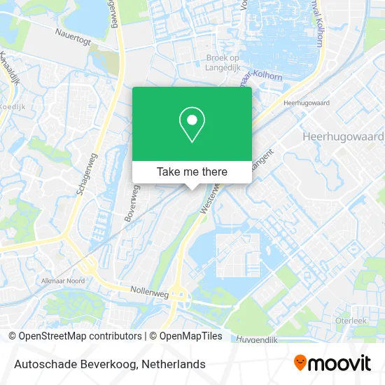 Autoschade Beverkoog Karte