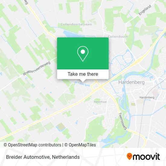 Breider Automotive map