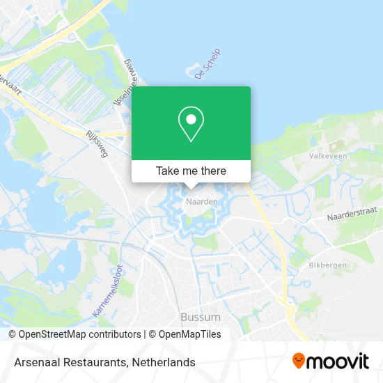 Arsenaal Restaurants map