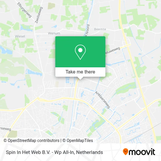Spin In Het Web B.V. - Wp All-In map