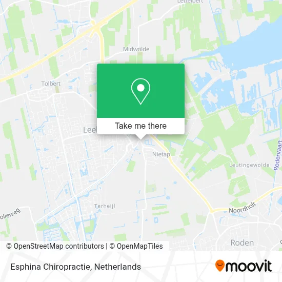 Esphina Chiropractie map