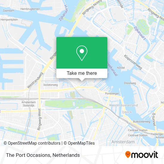 The Port Occasions map