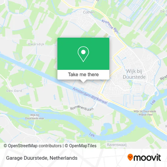 Garage Duurstede map