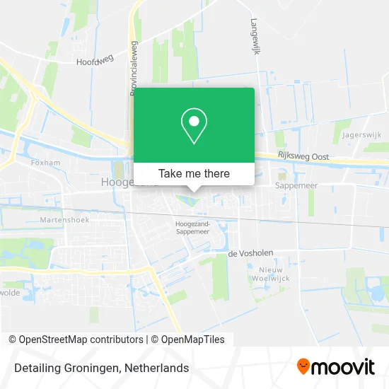 Detailing Groningen map