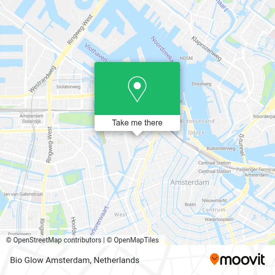 Bio Glow Amsterdam map
