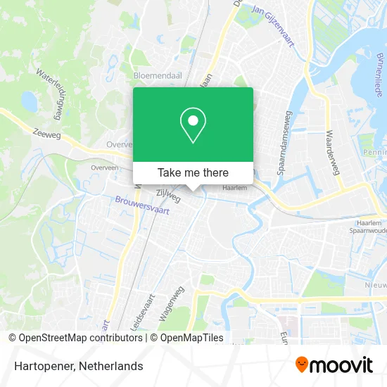 Hartopener map