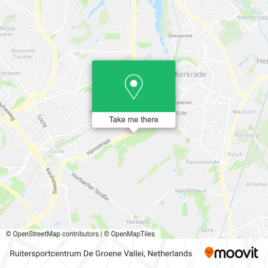 Ruitersportcentrum De Groene Vallei map