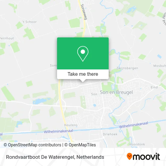 Rondvaartboot De Waterengel map