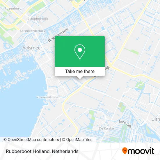 Rubberboot Holland map