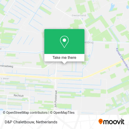 D&P Chaletbouw Karte