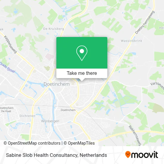 Sabine Slob Health Consultancy map