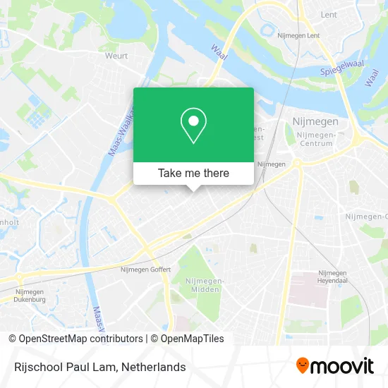 Rijschool Paul Lam map
