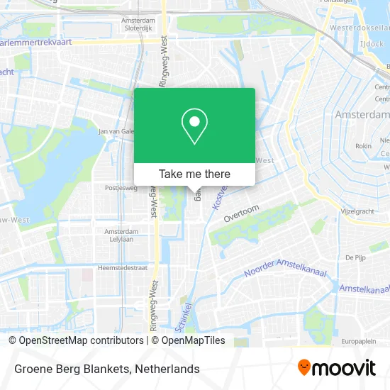 Groene Berg Blankets map