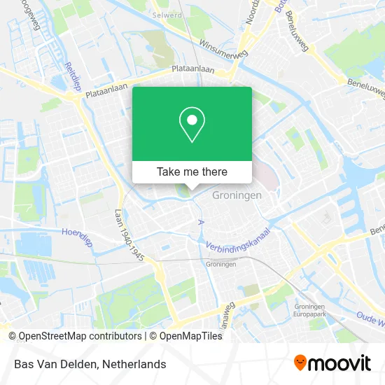 Bas Van Delden map